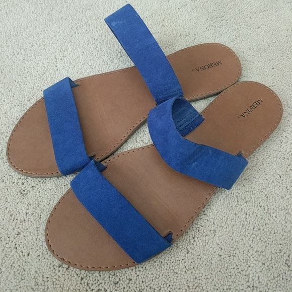 royal blue sandals size 11